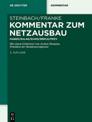 cover image of Kommentar zum Netzausbau